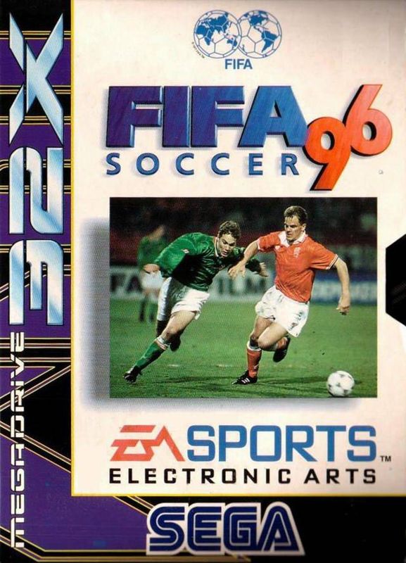 FIFA Soccer 96 box art for Mega Drive 32X